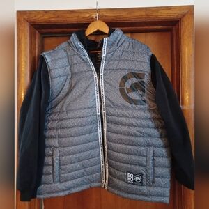 Men's Ecko Unltd Jacket Hooded Puffer Full Zip 3XL